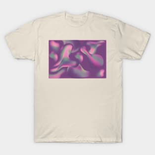 Abstract Artwork Iridescence Liquid Holographic  T-Shirt